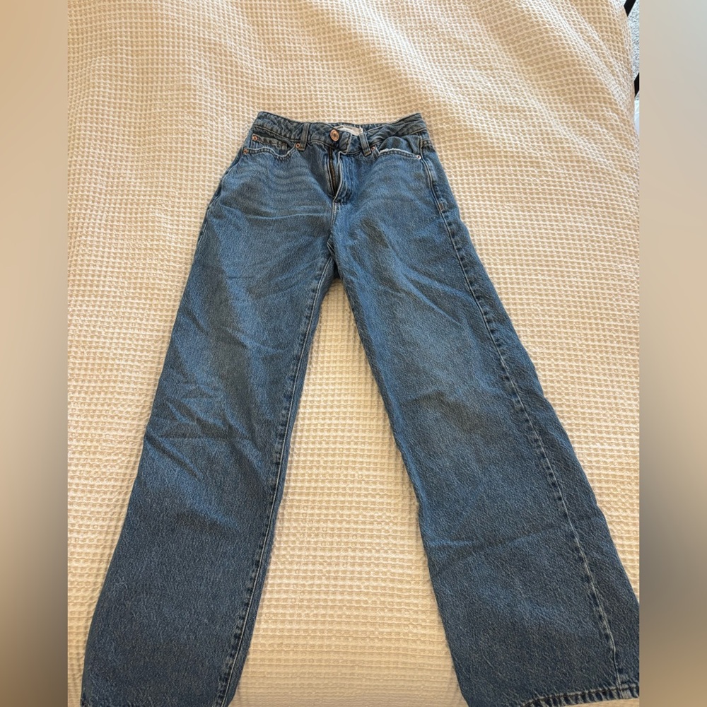 Garage Denim Wide Leg Jeans